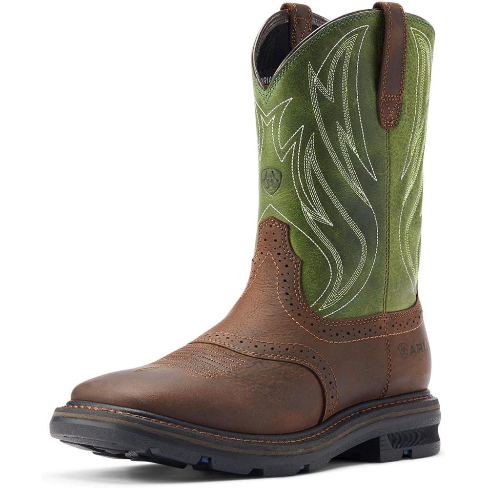 imageAriat Mens Sierra Shock Shield Work BootDark Brown