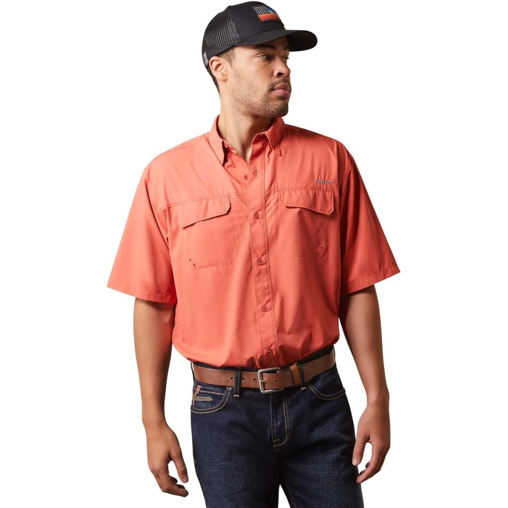 imageAriat Mens Ventek Blue Outbound ShirtBurnt Sienna