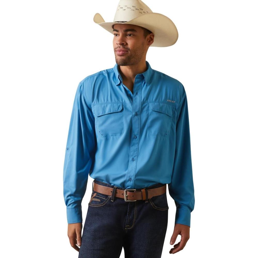 imageAriat Mens Ventek Blue Outbound ShirtCendre Blue