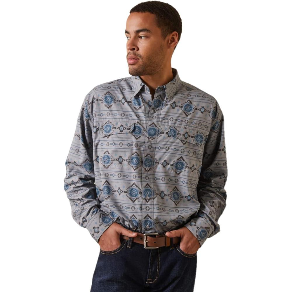 imageAriat Mens Venttek Outbound Classic Fit ShirtGrey