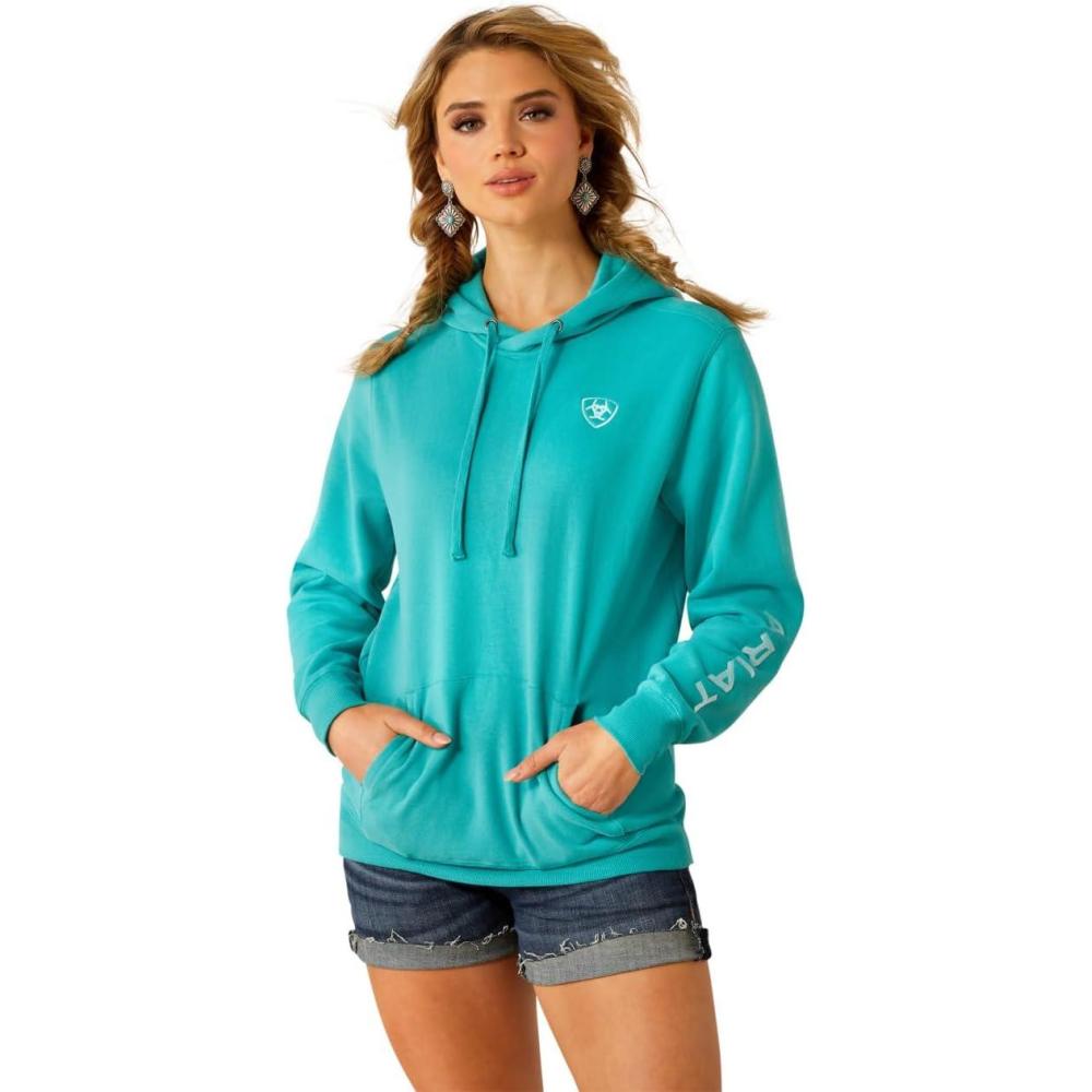 imageAriat Womens Logo 20 Rose Wine HoodieLatigo Bay