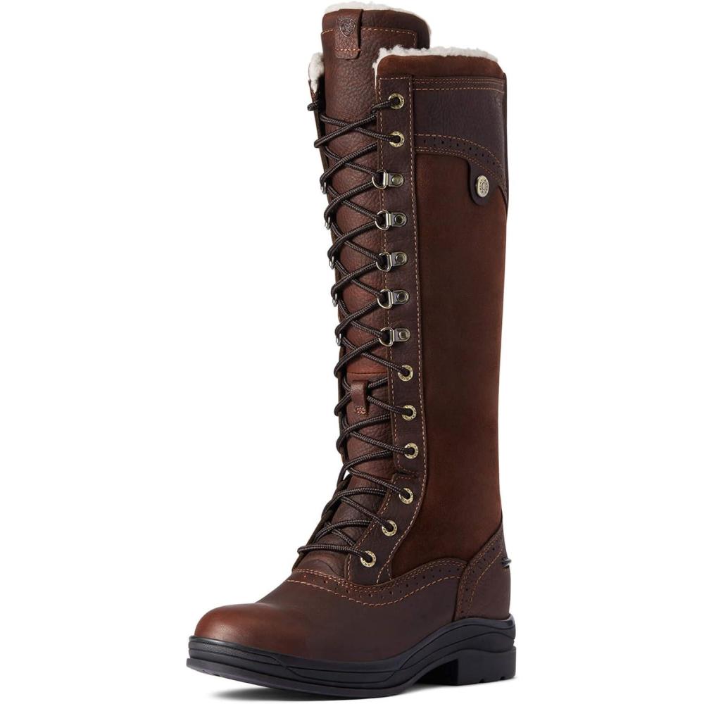 imageAriat Womens P22045wFoo Work BootDark Brown