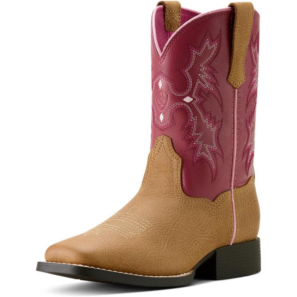 imageAriat Womens Tombstone Wide Square Toe Western Cowboy BootCottage