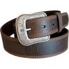 imageARIAT Mens Distressed Tapered Leather Western Belt with Stitched EdgesBrown