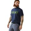Navy Heather/Lime