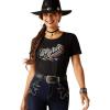 Black/Ariat Rainbow Script
