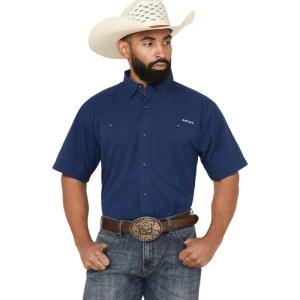 ARIAT 360 Airflow Classic Fit Shirt(Estate Blue)