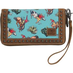 ARIAT Cactus Cruiser Clutch(Turquoise brown)