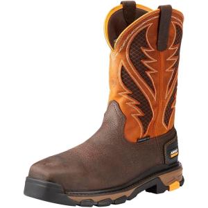 ARIAT Intrepid VentTEK Mens Boot(Bruin Brown/Sassy Orange)