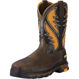 ARIAT Intrepid VentTEK Mens Boot(Cocoa Brown/Work Orange)