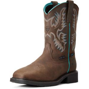ARIAT Krista PullOn H2O ST Womens Boot(Dark Brown)