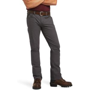 ARIAT Male Rebar M7 Slim DuraStretch Made Tough Straight Pant(Rebar Grey)