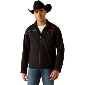 ARIAT Men Pioneer Stretchshell Mexico Jacket(Black)