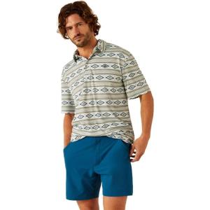 ARIAT Men’s All Over Print Polo(White Serape)