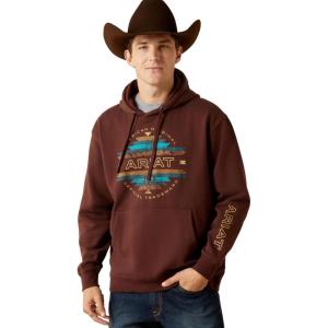 ARIAT Men’s Carlsbad Canyon Hoodie, Brown(Brown)
