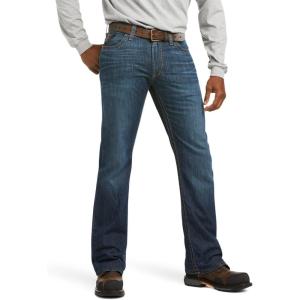 ARIAT Men’s Fr M4 Relaxed Stretch Duralight Workhorse Stackable Straight Leg Jean(Airway)