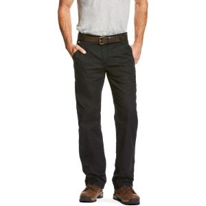 ARIAT Mens Fr M4 Relaxed Workhorse Boot Cut Pant(Black)