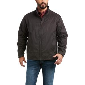 ARIAT Men’s Grizzly Canvas Lightweight Jacket(Espresso)