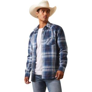 ARIAT Men’s Habel Retro Fit Shirt(Dark Denim)