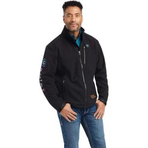 ARIAT Men’s Logo 2.0 Softshell Jacket(Black)