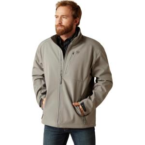 ARIAT Men’s Logo 2.0 Softshell Jacket(Jetty Grey)