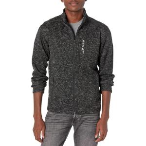 ARIAT Men’s Navy Caldwell Full Zip Sweater Jacket(Charcoal)