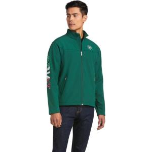 ARIAT Men’s New Softshell Mexico Jacket(Verde)