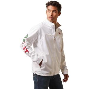 ARIAT Men’s New Softshell Mexico Jacket(White)