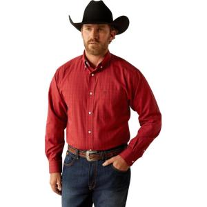 ARIAT Men’s Pro Series Classic Fit Shirt(Red)