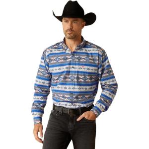 ARIAT Men’s Pro Series Classic Fit Shirt(Royal Blue)