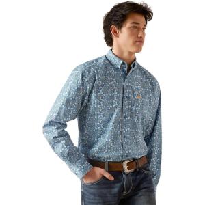ARIAT Men’s Pro Series Classic Fit Shirt(Sky Blue)