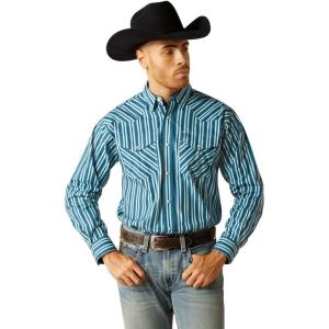 ARIAT Men’s Pro Series Classic Fit Shirt(Teal)