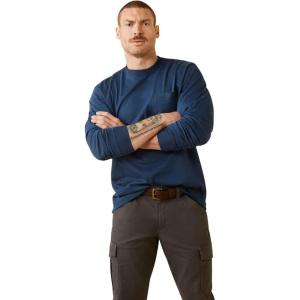 ARIAT Men’s Rebar Cotton Strong Shock Fire(Blue Wing Teal)