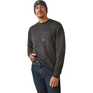 ARIAT Men’s Rebar Cotton Strong Shock Fire(Charcoal Heather)