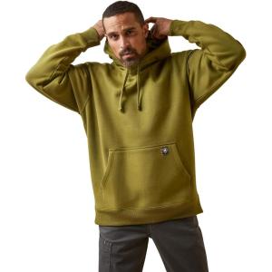 ARIAT Men’s Rebar Graphic Hoodie(Avocado)