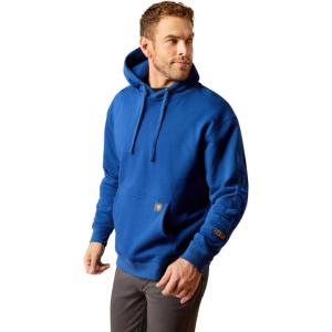 ARIAT Men’s Rebar Graphic Hoodie(Glacier Blue/Imperial Blue)
