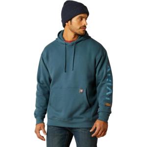 ARIAT Men’s Rebar Graphic Hoodie(Stargazer/Larkspur)