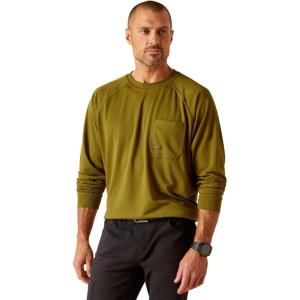 ARIAT Mens Rebar Heat Fighter Long Sleeve T-Shirt(Lichen)