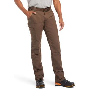 ARIAT Men’s Rebar M4 Relaxed Durastretch Made Tough Double Front Stackable Straight Leg Pant(Wren)