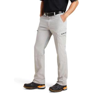 ARIAT Mens Rebar M5 Straight Work Flow Ultralight Stackable Straight Leg Pant(Alloy)