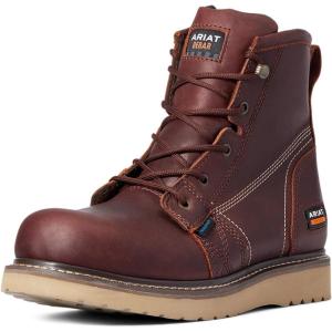 ARIAT Men’s Rebar Wedge 6″ Waterproof Work Boot Western(Rusted Copper)