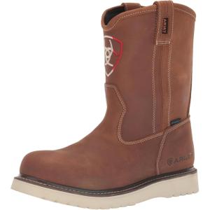 ARIAT Men’s Rebar Wedge Orgullo Mexicano Waterproof Work Boot Western(Aged Honey)