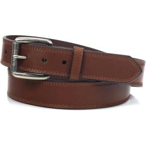 ARIAT Men’s Triple Row Stitch Leather Work Belt with Removable Roller Buckle(Sunshine)