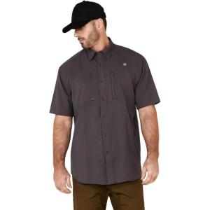 ARIAT Men’s Venttek Newsboy Blue Shirt Blue(Black 1)