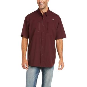 ARIAT Men’s Venttek Newsboy Blue Shirt Blue(Malbec)
