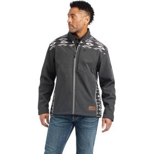 ARIAT Mens Vernon 2.0 Chimayo Softshell Jacket(Charcoal)