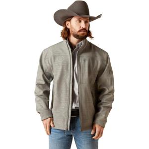 ARIAT Men’s Vernon 2.0 Softshell Jacket(Jetty Gray Embossed)