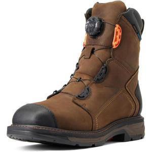ARIAT Men’s WorkHog XT BOA Waterproof Work Boot(Chocolate Brown)