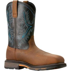 ARIAT Men’s Workhog CSA Waterproof Insulated Composite Toe Work Boot Industrial(Tumbled Bark/Twilight)