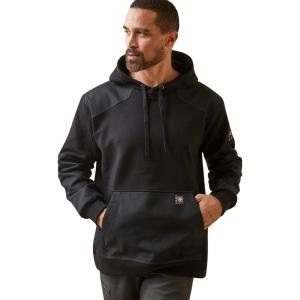 ARIAT Men’s Workman DuraCanvas Hoodie(Black/Black)